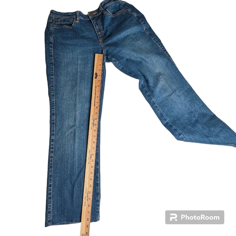 Aura Jeans By Women of Wrangler Women's Sz 10P Blue Zip Fly Short Rise Pants - Picture 7 of 16